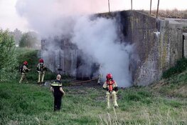 Brand in bunker Uitgeest onder controle