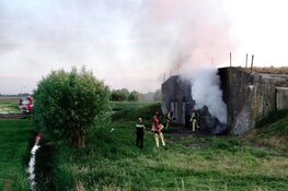 Brand in bunker Uitgeest onder controle