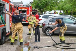 Brandweer uitgerukt voor 'middelbrand' in schuurtje Uitgeest