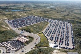 Extreem druk bij Castricum aan Zee