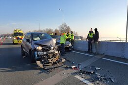 Drie gewonden bij ongeval op A9 bij Uitgeest