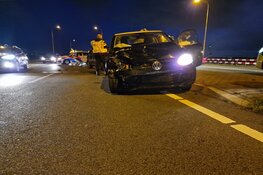 Ongeval met met veel schade op de N203 bij Uitgeest