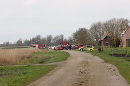 Brand bij boerenbedrijf in Uitgeest