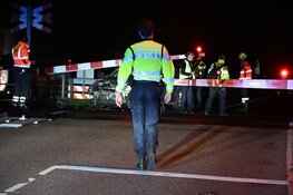 Aanrijding tussen auto en trein in Heemskerk