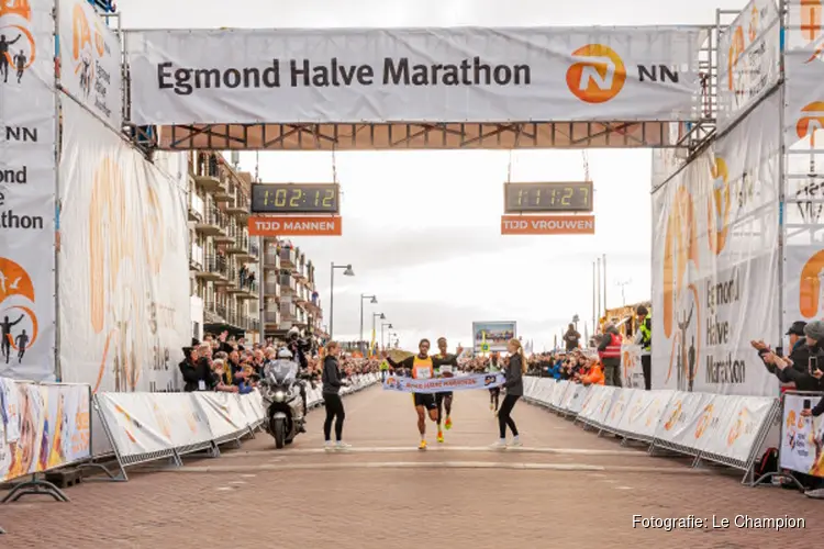 Titelverdediger Barata en sterk Nederlands veld bij Egmond Halve Marathon