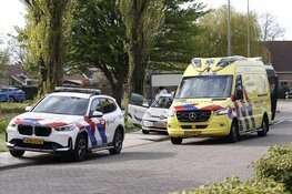 Kopstaart botsing op de Populierenlaan in Uitgeest