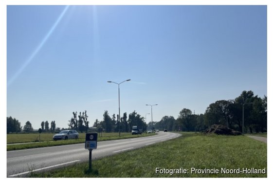 Provincie start ontwerpfase voor veiligere N203 tussen Uitgeest en Limmen