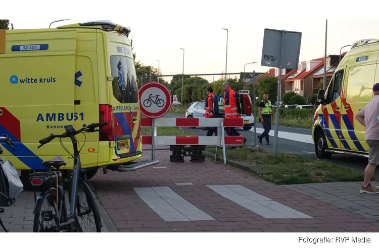 Ernstig gewonde na valpartij op Geesterweg/Zienlaan in Uitgeest